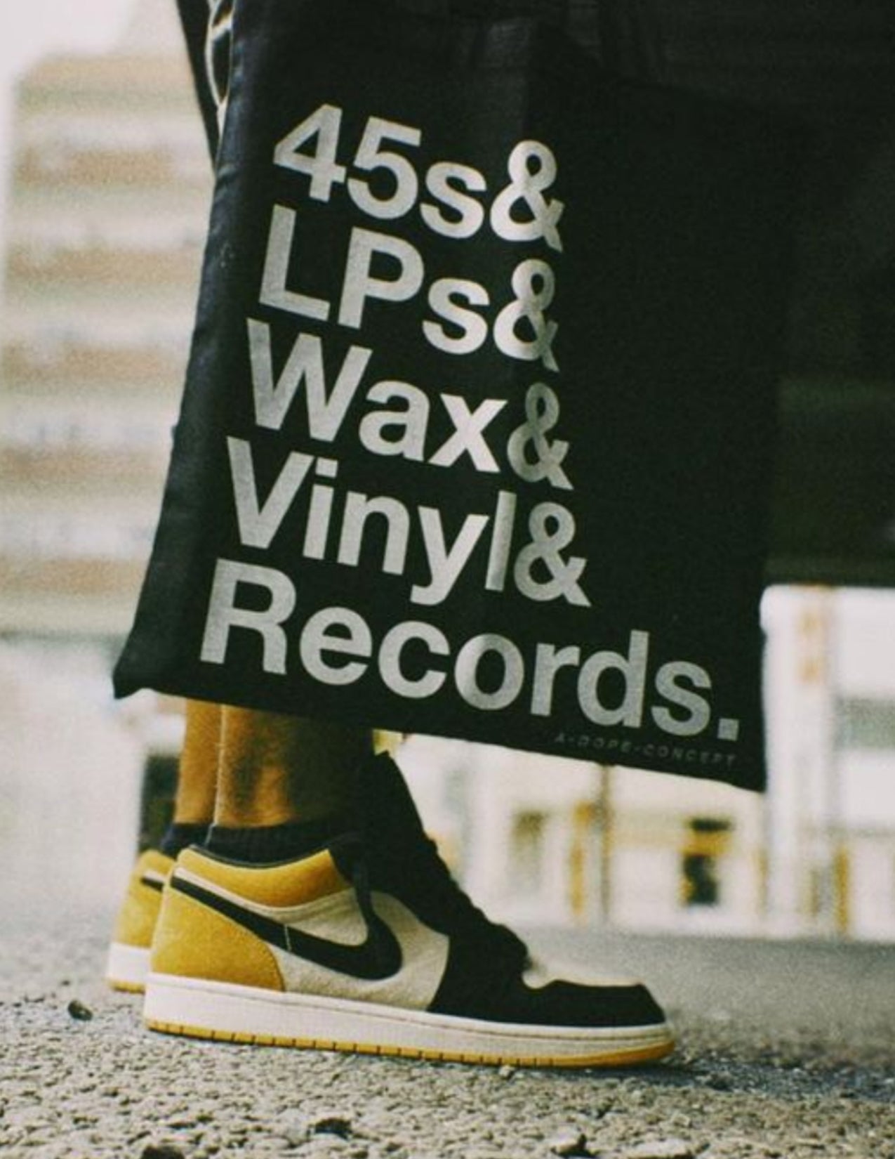 Vinyl Lovers Tote Bag