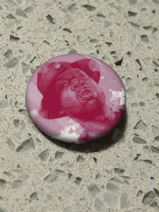 Matte Dilla Pink Heart Button