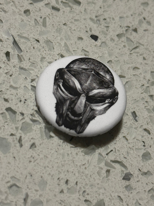 Matte MF Doom 001 Button